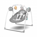 Detské hojdačka Ruben sivá a tyrkysová