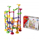 Detská guľôčková dráha 3+ s konštrukčnými dielmi, 105 ks a 30 guľôčkami