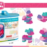 Súprava mäkkých stavebnicových kociek 56 ks