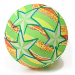 Gumová lopta s hviezdami zelená 24 cm