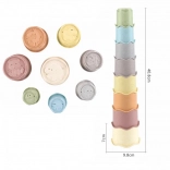 Skladacie kelímky pre deti, sada 8 ks