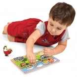 Studo Wood Vkladačka So Zvieratkami Na Farme