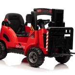 Detský akumulátorový vozík Červený