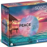 Puzzle 500 dielikov CLEMENTONI Peace – Living the Present