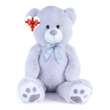 Rappa veľký plyšový medveď 100 cm s mašľou a visačkou