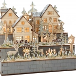 Small Foot drevená lampa Zimná Dedina