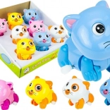 Naťahovacia mačička pre deti, chodí a vrtí chvostíkom