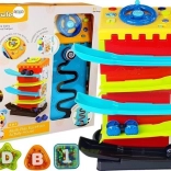 Interaktívna edukačná hračka s autíčkami a zvukovými a svetelnými efektmi