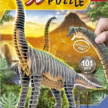 3D puzzle Brachiosaurus - 101 dielikov