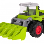 Kovový detský buldozér 1:55 s pohyblivou prednou lyžicou