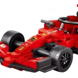 Stavebnica pretekársky monopost F1 – červený, 266 dielikov