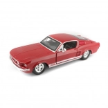 Model auta Ford Mustang GT 1967 1:24 červený