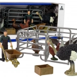 Sada figúrok farma – roľník a hospodárske zvieratá