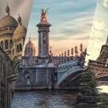 Puzzle koláž Paríž 2000 dielikov panoramatická