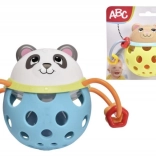 Hrkalka medvedík alebo panda 10 cm