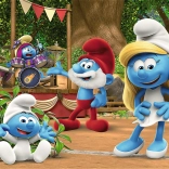 Puzzle Šmolinka a Šmolkovia pre deti