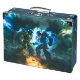 Skladací školský kufrík Roboti