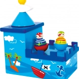 Small Foot drevená hracia pokladnička Olli a Bolli