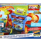 Hot Wheels City autoumyváreň Color Shifters s otočným tunelom