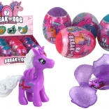 Magické praskajúce vajíčko Jednorožec v pancieri 4 farby 6 cm
