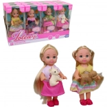 Bábika s psíkom 11 cm