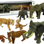 Sada figúrok Afrika – slony a tigre pre deti