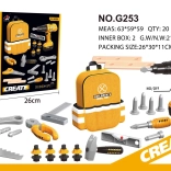 Žltá sada malého kutila s batôžkom