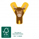 Small Foot drevené písmeno Y