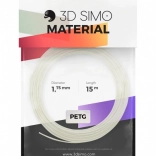 Filament PETG Pro pre 3D perá a 3D tlač biely 1,75 mm (15 m)