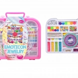 Sada korálikov v kufríku na výrobu náramkov a náhrdelníkov