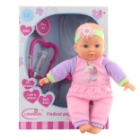 Bábätko Doktorka s Mäkkým Telíčkom na Batérie