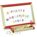 Jeujura drevená multifunkčná tabuľa 44x30 cm s príslušenstvom