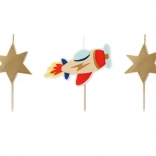 Dekoratívne sviečky k narodeninám