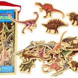 drevené magnetky zvieratá, sada 20 kusov