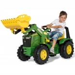 Šliapací traktor JOHN DEERE Rolly X-Trac Premium s predným nakladačom a tichými kolesami
