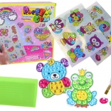 Sada diamantového maľovania – farebné samolepky so zvieratkami