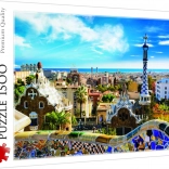 Puzzle 1500 dielikov Park Güell, Barcelona – TREFL
