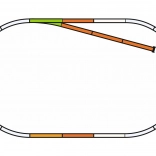 Piko sada koľajiva B s kusou koľajou a podložím H0