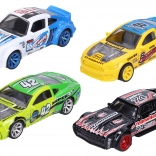 Kovové autíčko 7 cm s voľnobežnými kolesami