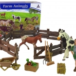 Drevená stavebnica Farma s koňmi
