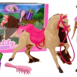 Herná súprava s bábikou Anlily Jazdkyňa a koňom