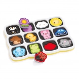 Quercetti Smart Puzzle Magnetico: Farby a Prvé Slovíčka