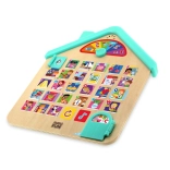 drevený hudobný domček s abecedou cz/sk