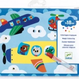 DJECO vodné omaľovánky vzdušná doprava