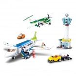 Sluban letisko s dvoma lietadlami stavebnica