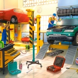 Puzzle autoservis 100 dielikov Castorland