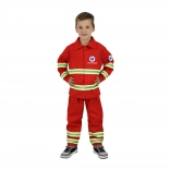 Detský kostým záchranára s reflexnými prvkami a českou potlačou