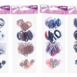 Vlasové doplnky – veľký mix gumičiek a klipov