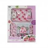 Kovová sada riadu pre deti