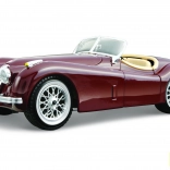 Bburago 1:24 Jaguar XK 120 Roadster (1951) Červený